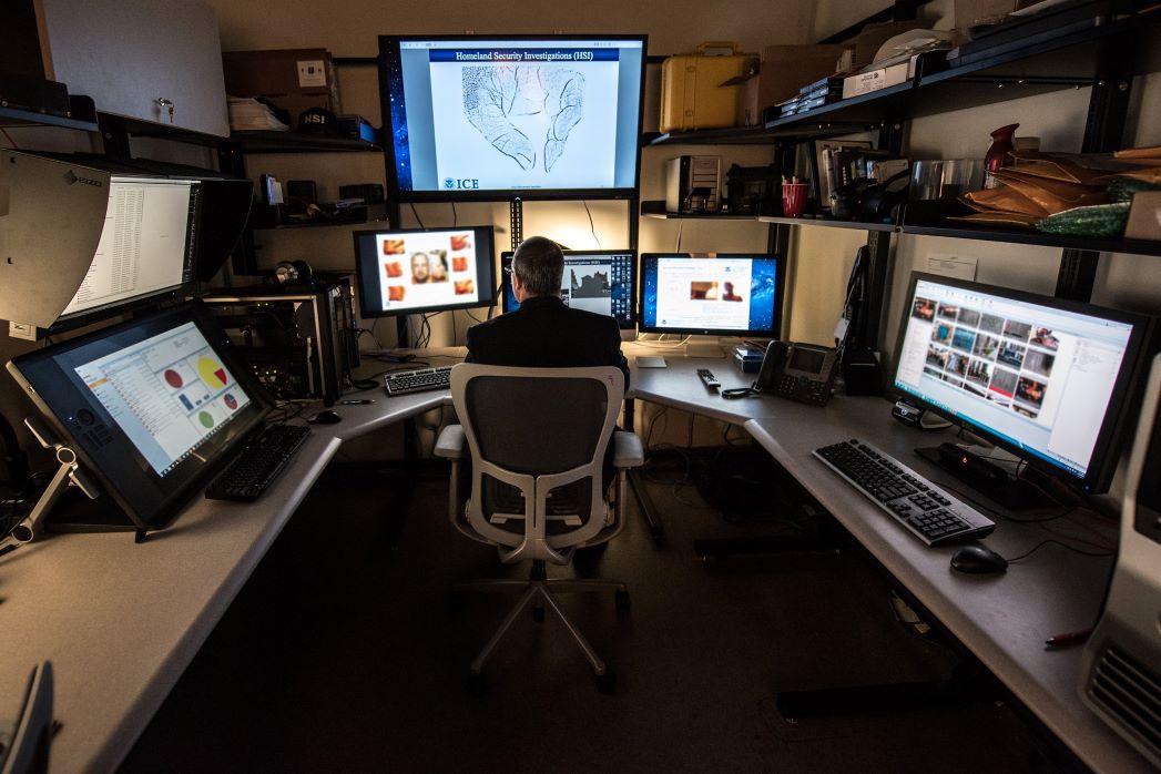 An ICE specialist in cybercrime.