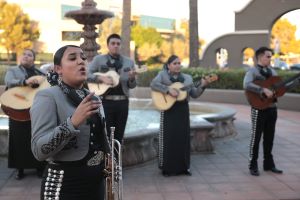 A mariachi band performing in Scottsdale, Arizona.